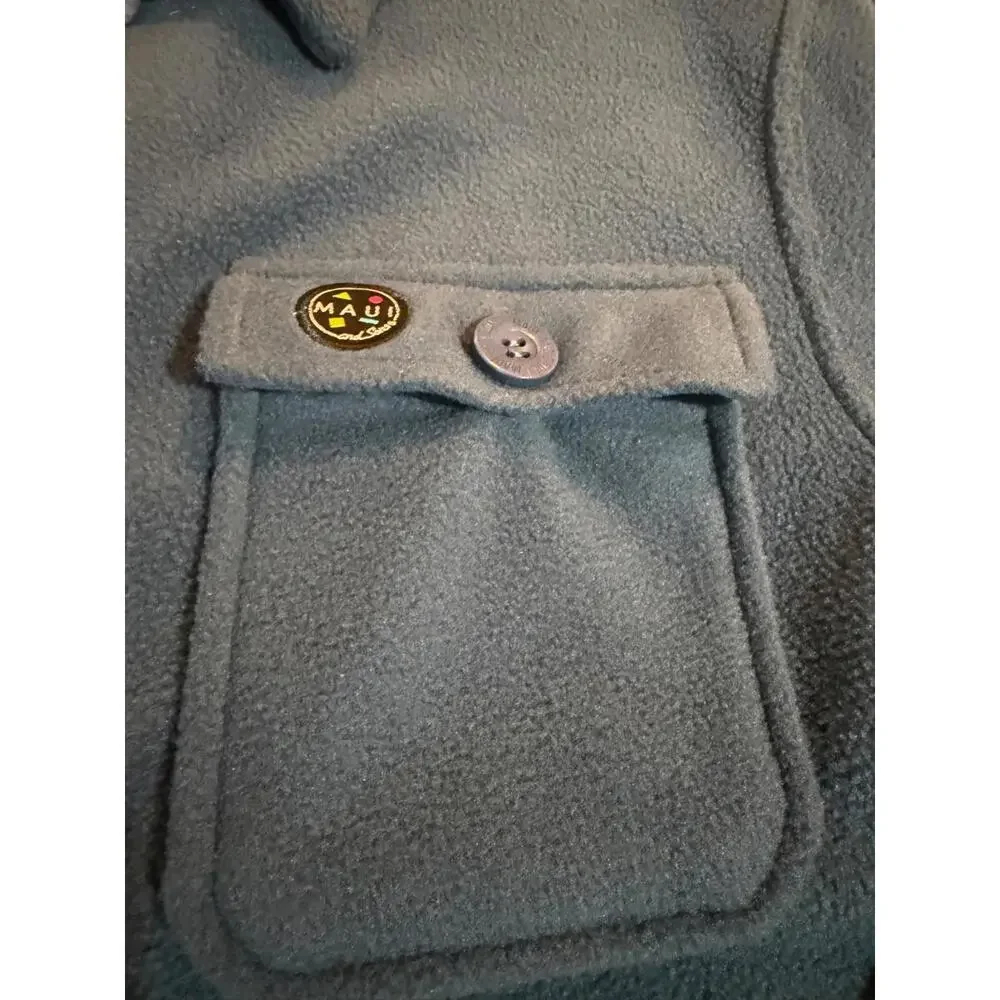 NWT Maui And Sons‎ Mens Fleece Button Up Size Small - Picture 6 of 6